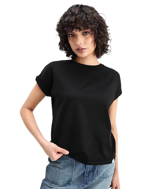 RAREISM Relaxed FIT Plain T-Shirt